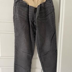 Indigo blue grey skinny jeans
